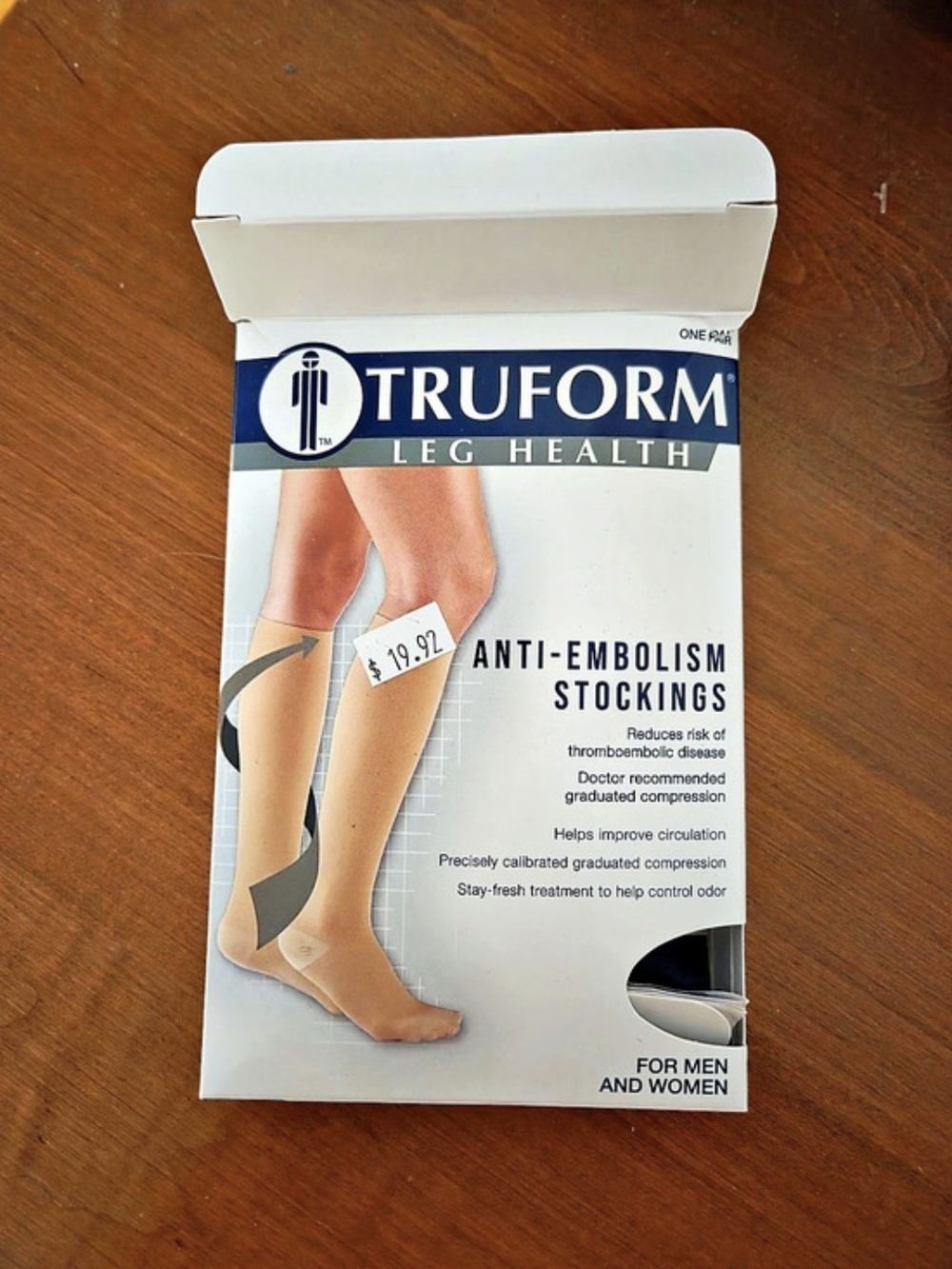 Truform Compression Stockings Beige 3X-Large